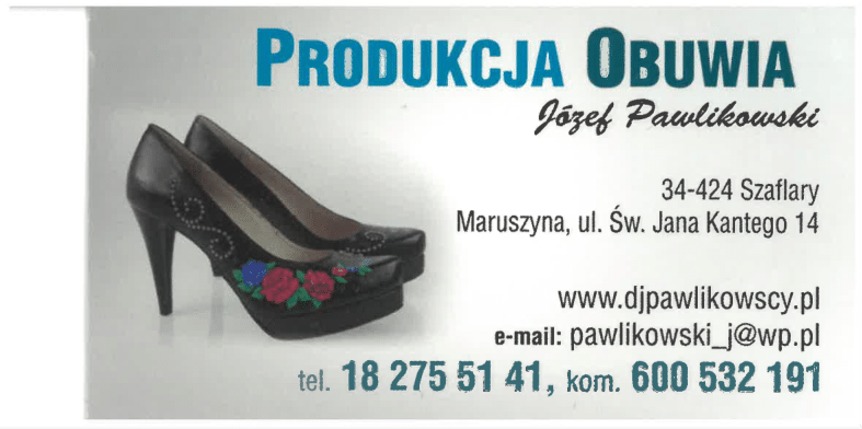 Produkcja obuwia Józef Pawlikowski